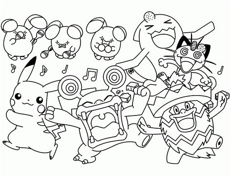 pokemon coloring page for kids|Pokemon Coloring pages for kids (Free PDF。